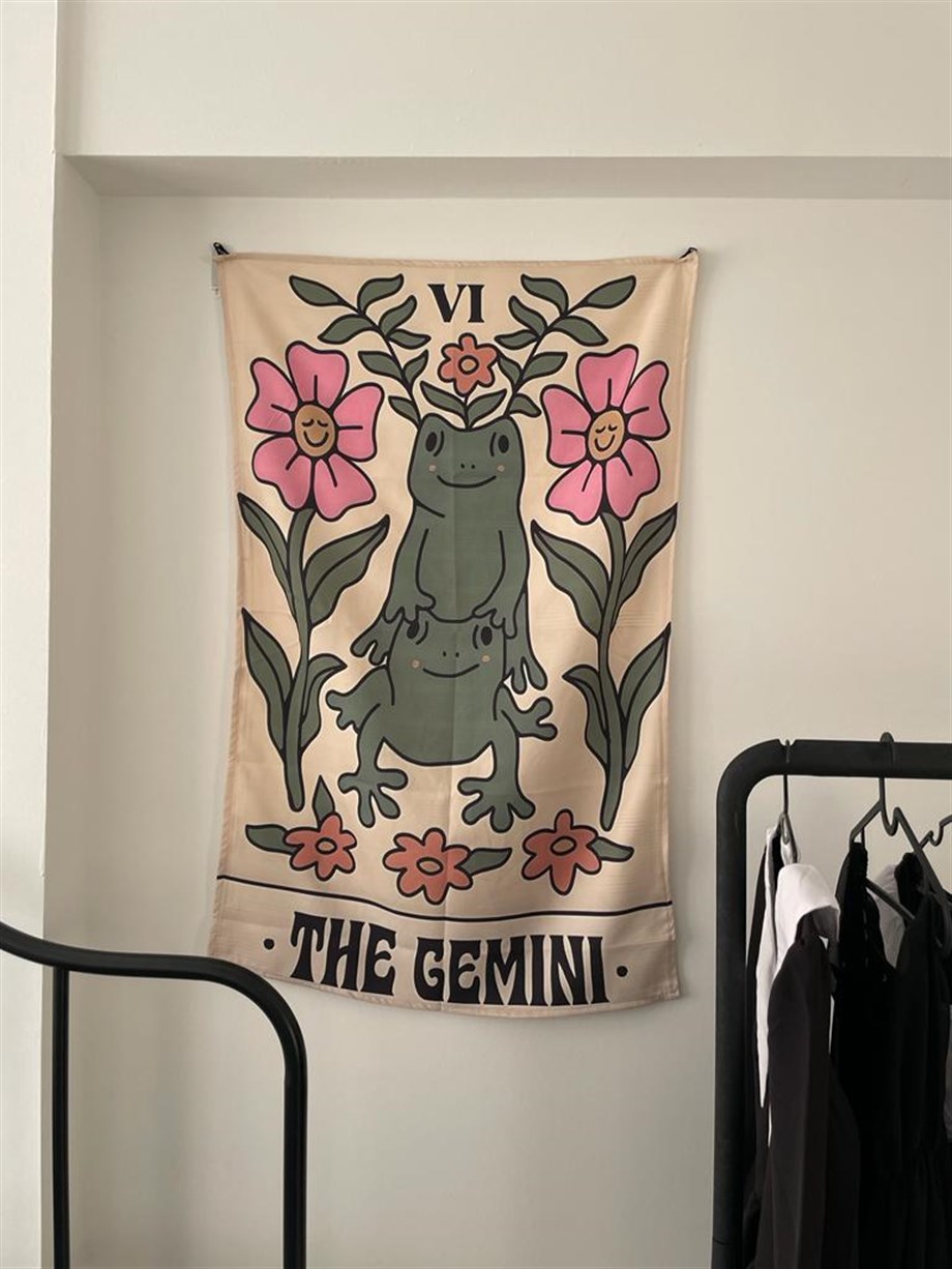 The Gemini Frogs Duvar Örtüsü - Wall Tapestry I 70 x 100 cm