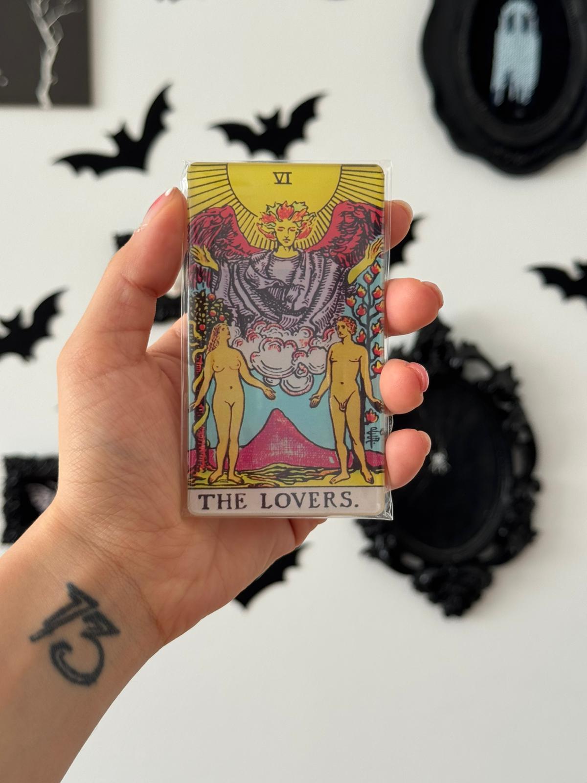 The Lovers Tarot Kartı Akrilik Magnet