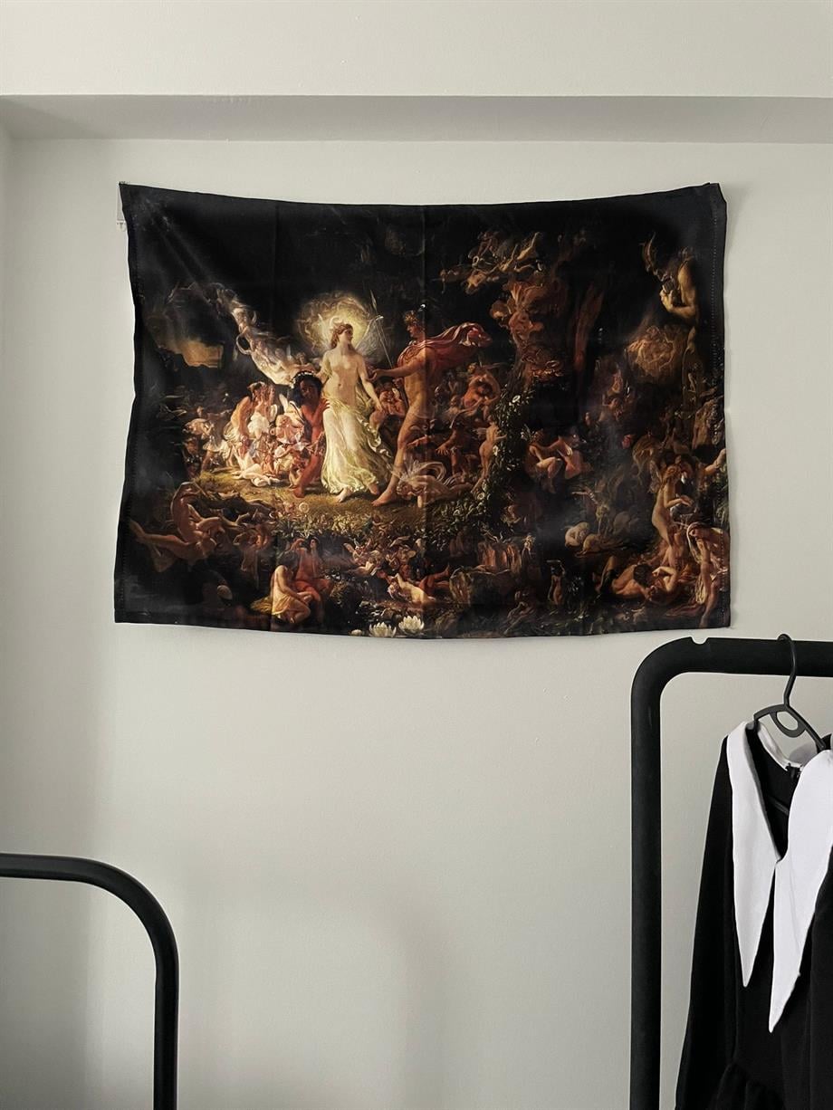 The Quarrel of Oberon and Titania Duvar Örtüsü - Wall Tapestry I 70 x 100 cm