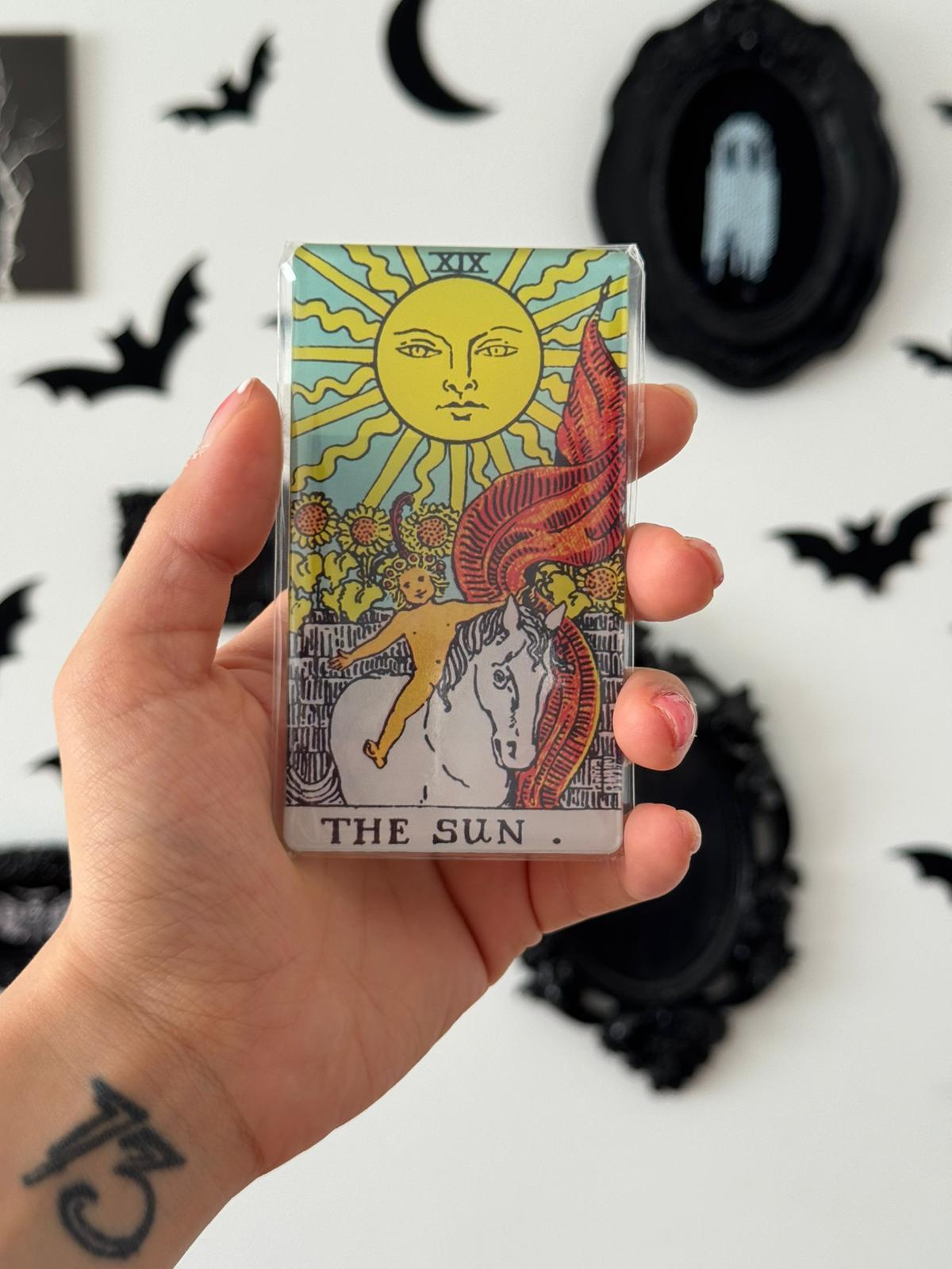 The Sun Tarot Kartı Akrilik Magnet