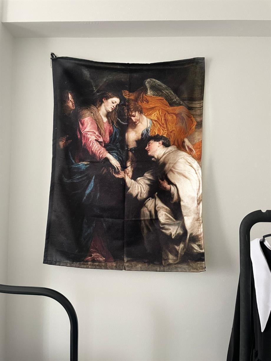 The Vision Of The Blessed - Anton Van Dyck Duvar Örtüsü - Wall Tapestry I 70 x 100 cm