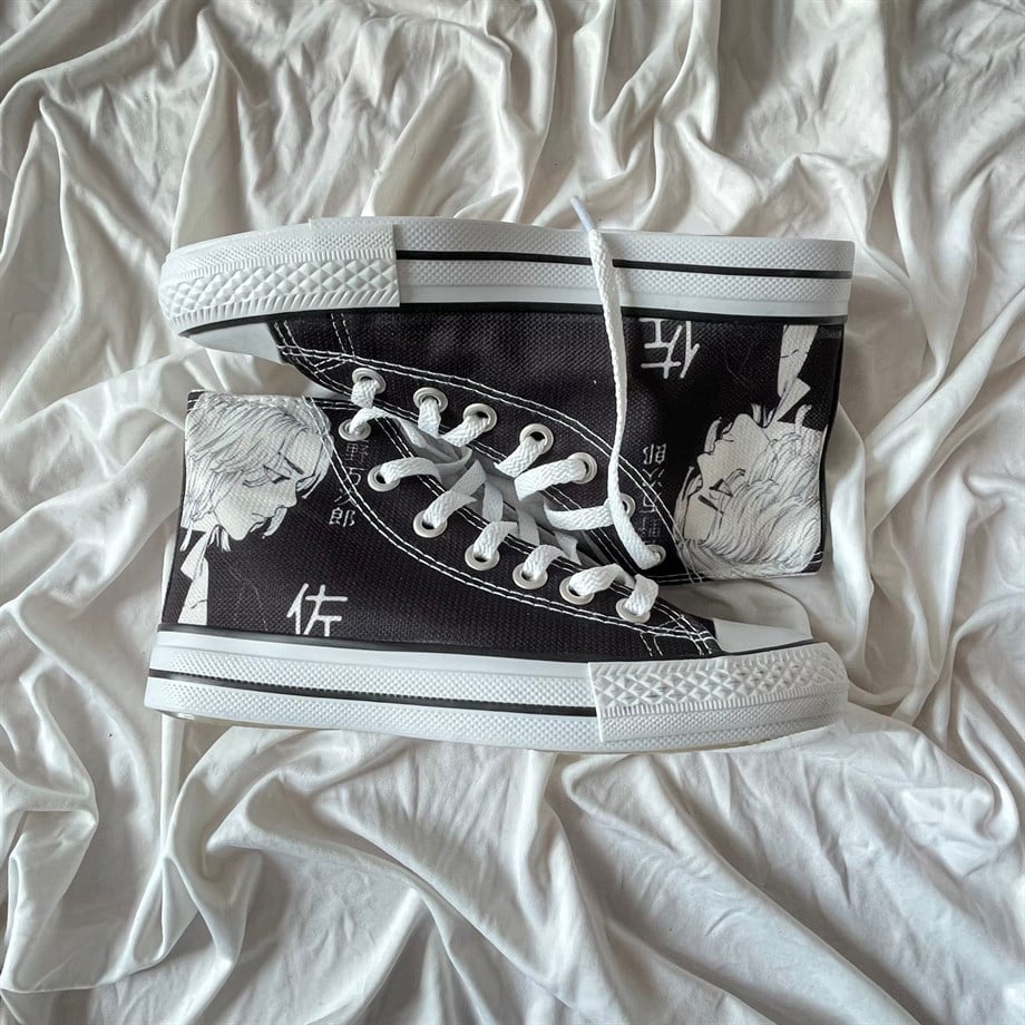 Tokyo Revengers Uzun Canvas Ayakkabı