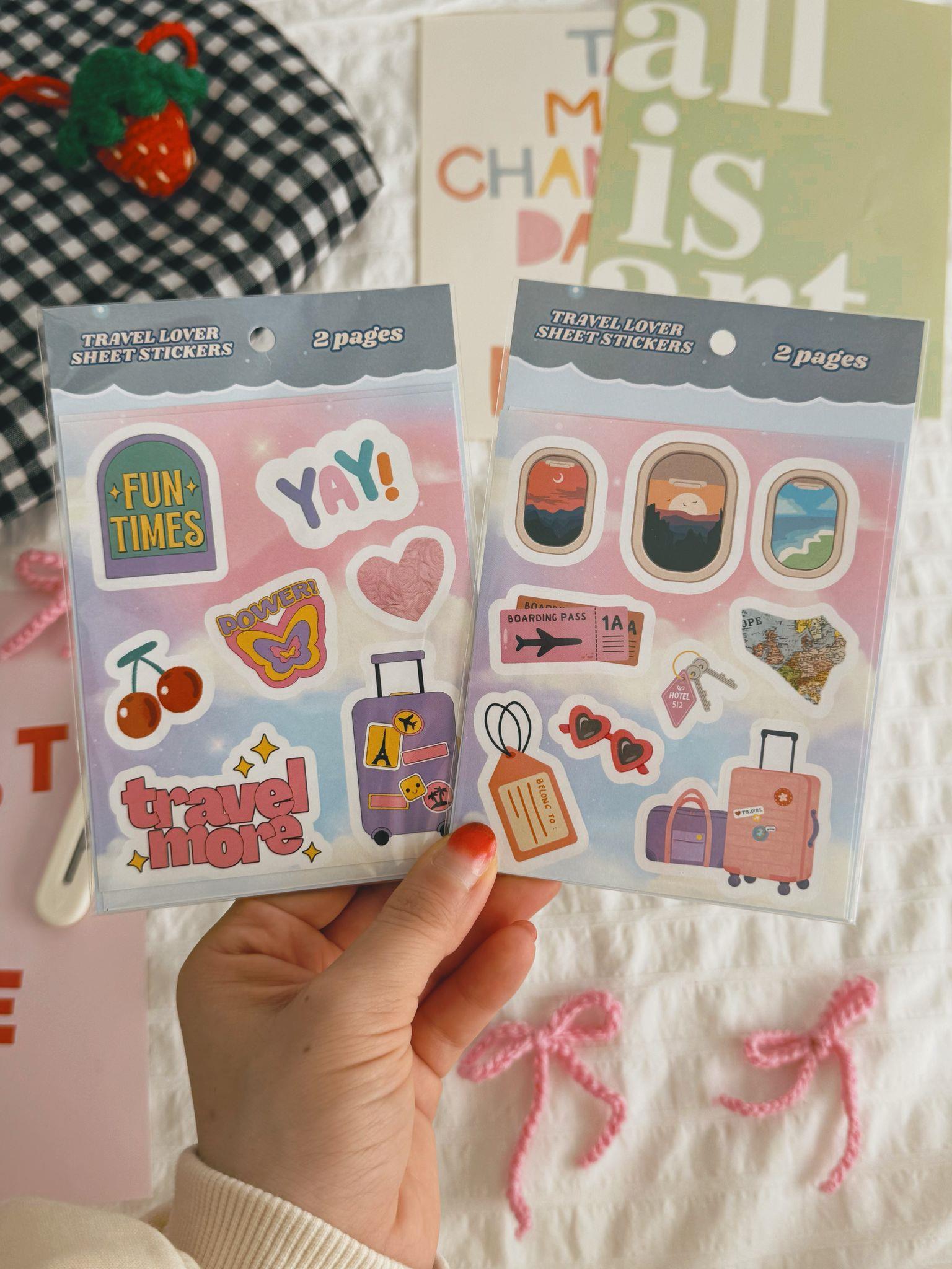 Travel Lover Sheet 2li Sayfa Sticker