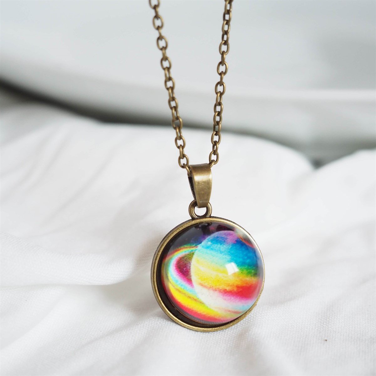 Üç Boyutlu Gezegen Kolye