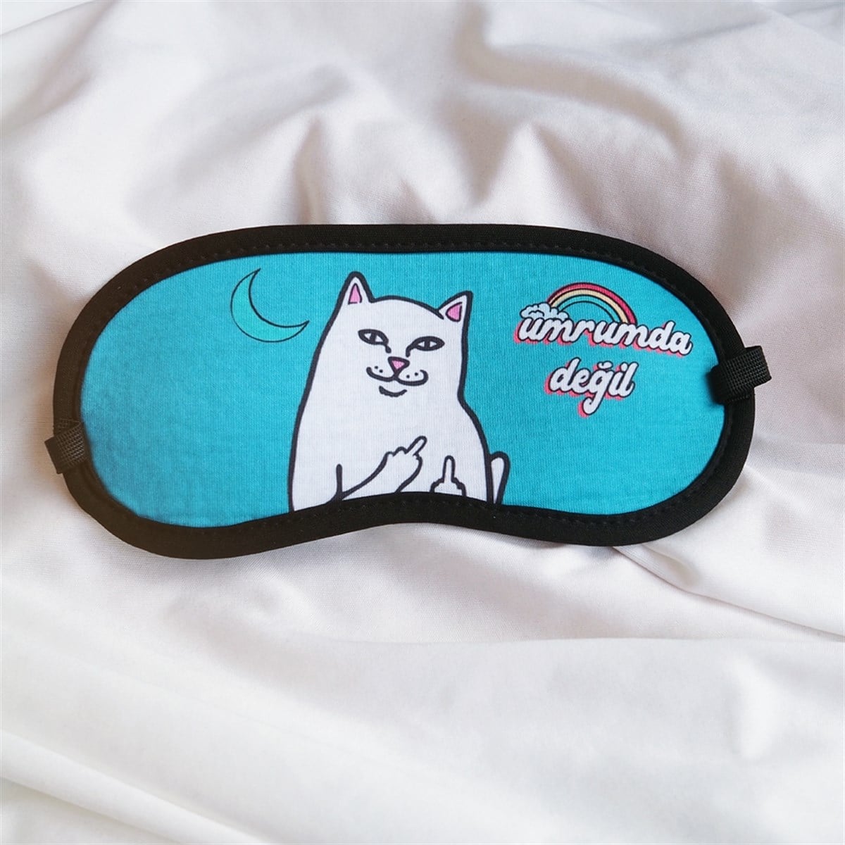 Umrumda Değil Kedi Uyku Bandı