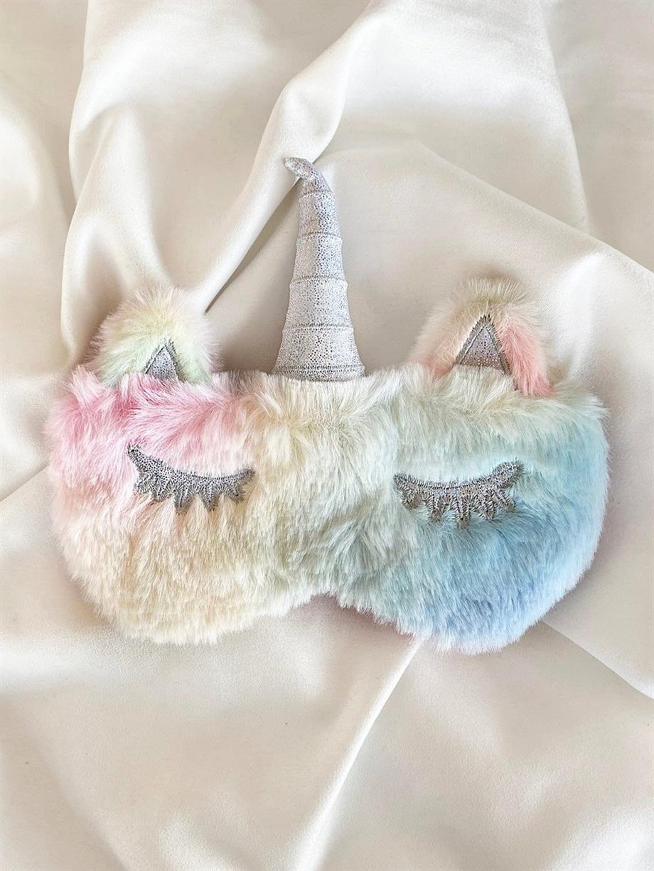 Unicorn Peluş Uyku Maskesi