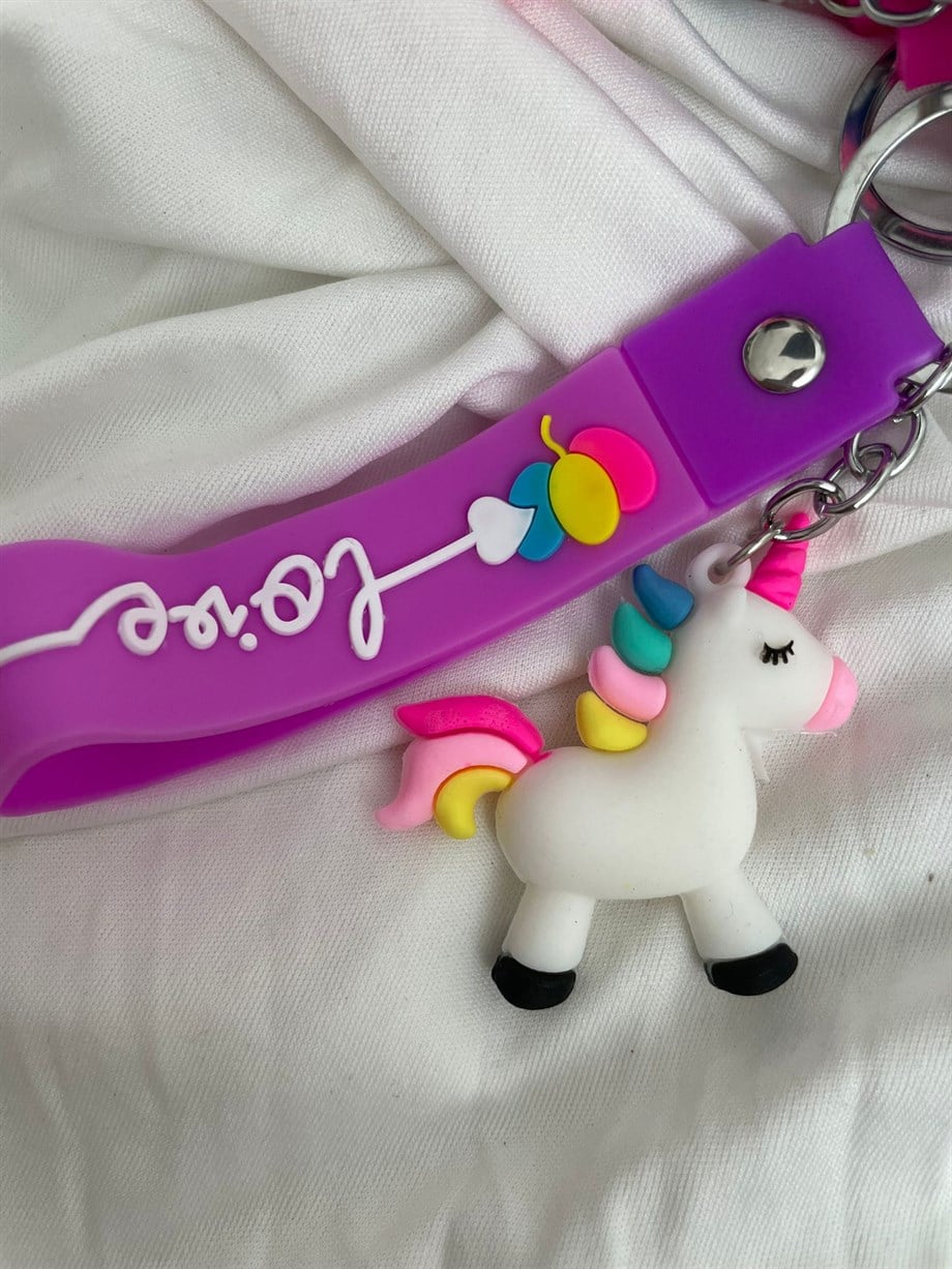 Unicorn Silikon Anahtarlık