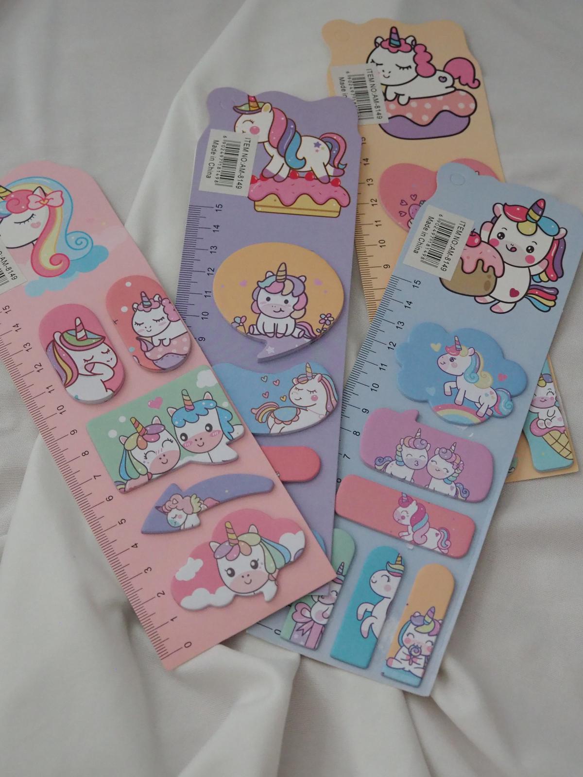 Unıcorn Sticky Not Post It Set 4lü Set