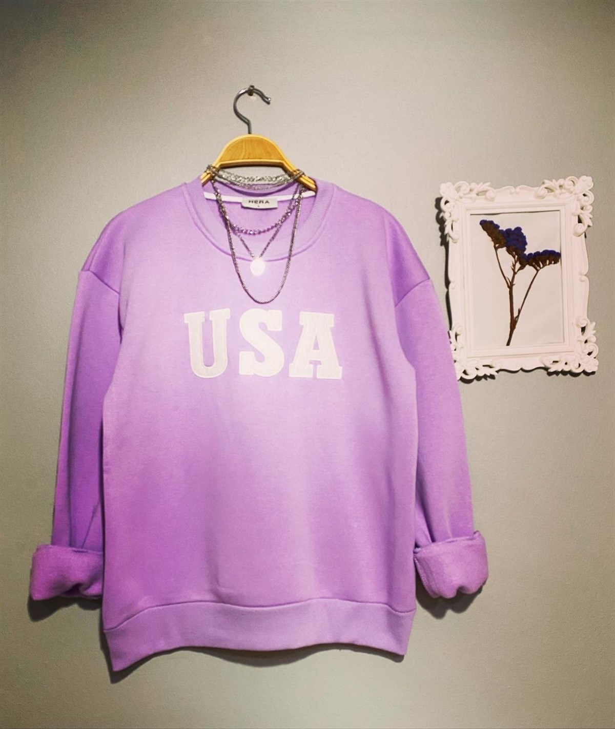USA Lila Sweatshirt