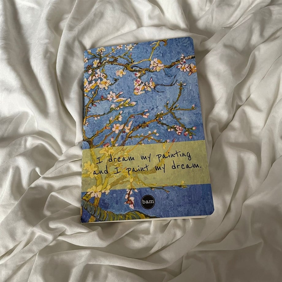 Van Gogh Badem Ağacı Terzi Dikişli Defter