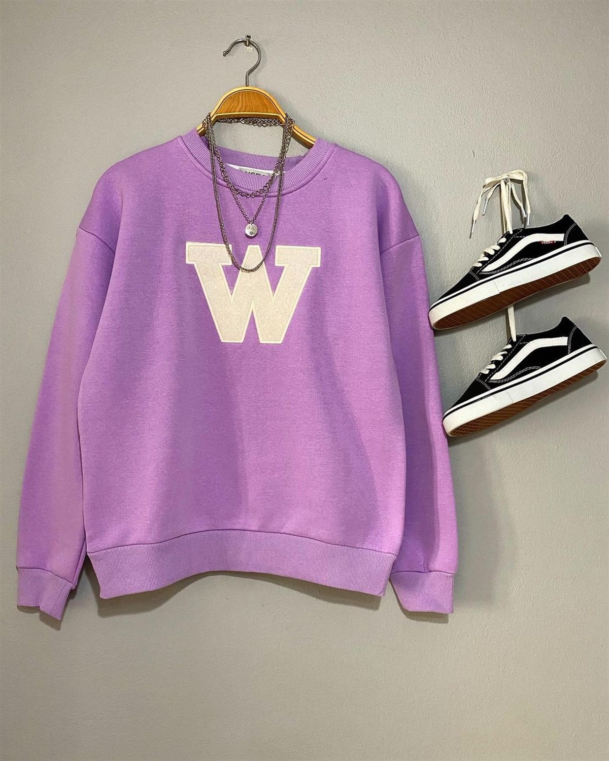 W Lila Sweatshirt