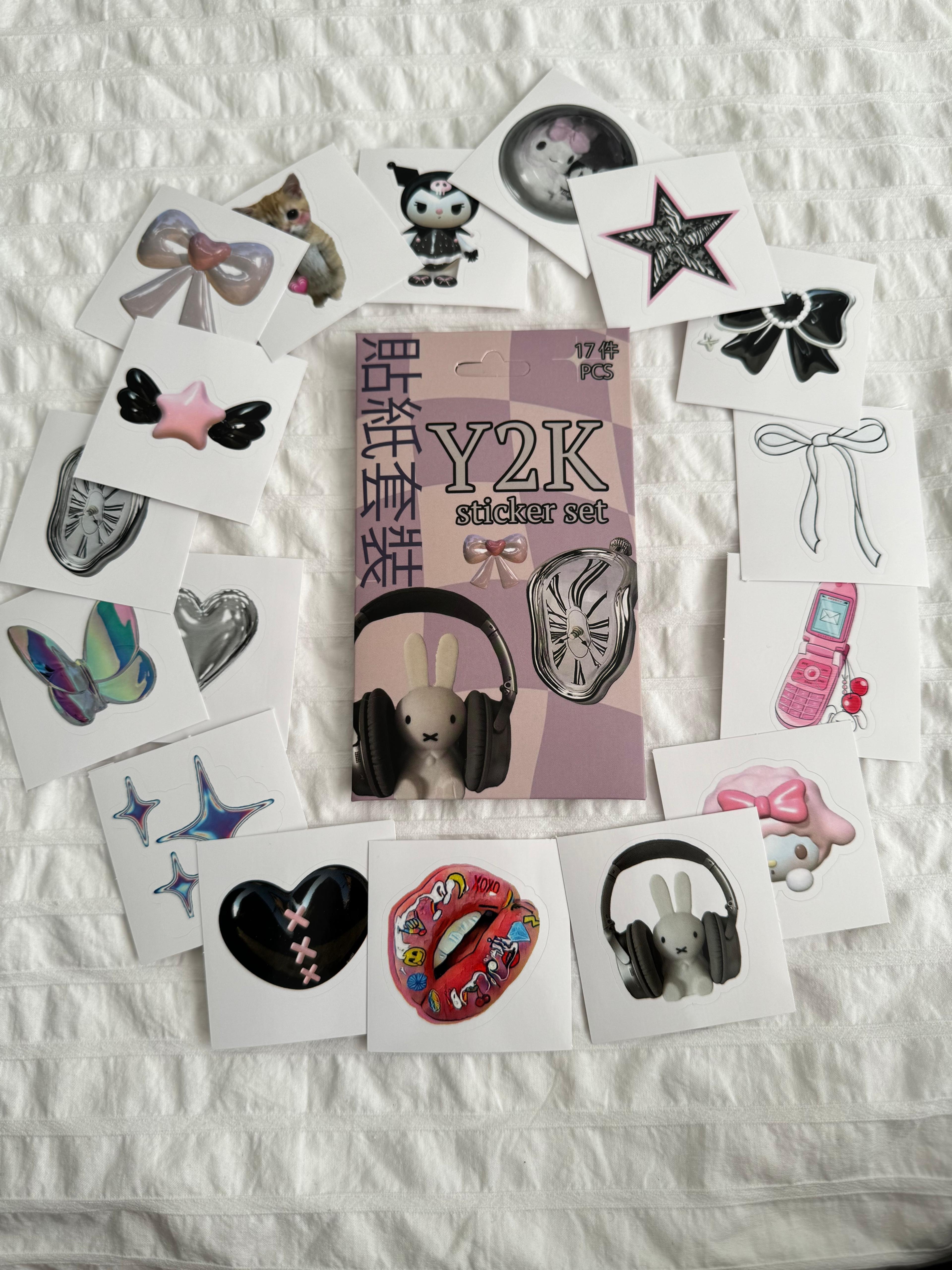 Y2K Kutulu Sticker Seti