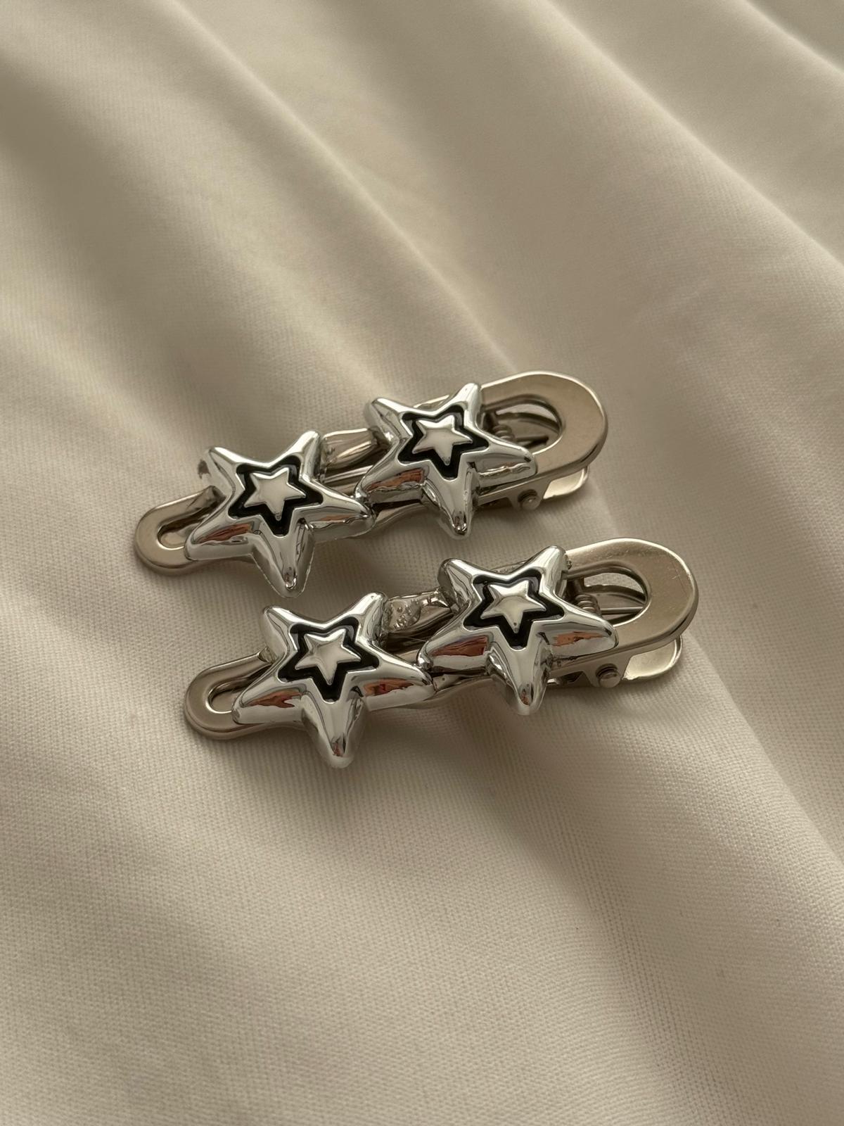 Yıldız Charmlı 2li Toka Seti