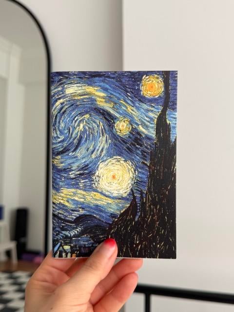 Yıldızlı Gece Mini Çizgisiz Defter