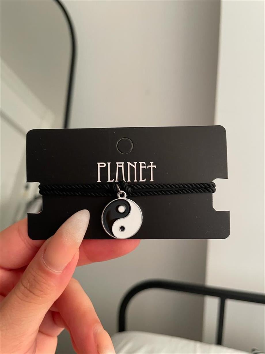 Yin Yang İp Bileklik