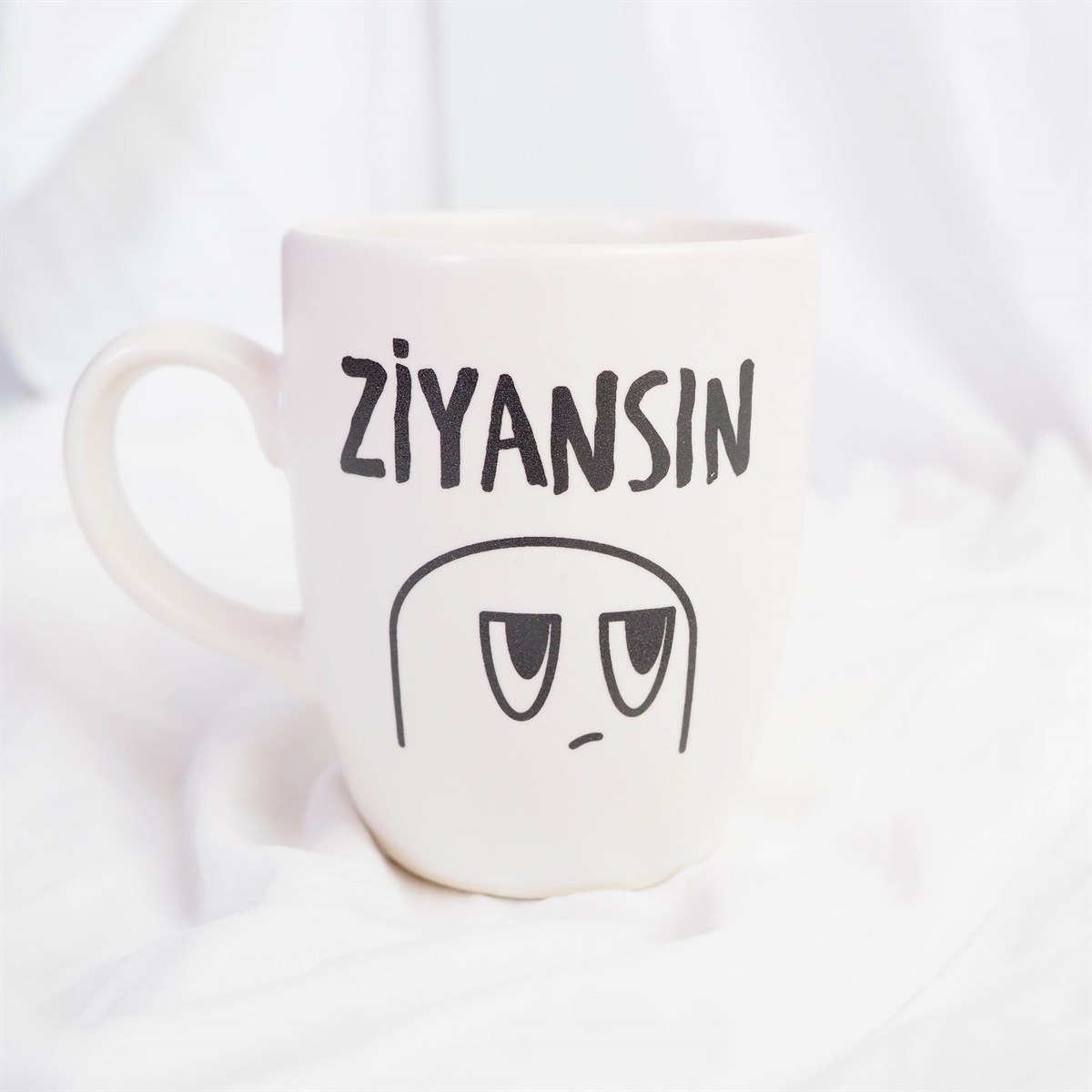 Ziyansın Krem Oval Kupa