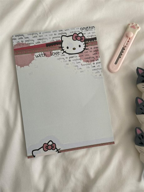 Hello Kitty A5 Note Pad