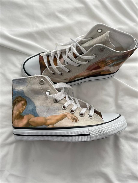 Michelangelo Art Canvas Ayakkabı