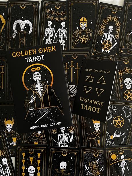 Regin Golden Omen Tarot ve Başlangıç Tarot Kitabı