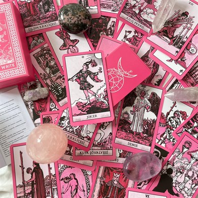78 Kartlı Regin Pink Rider Waite Tarot Destesi 