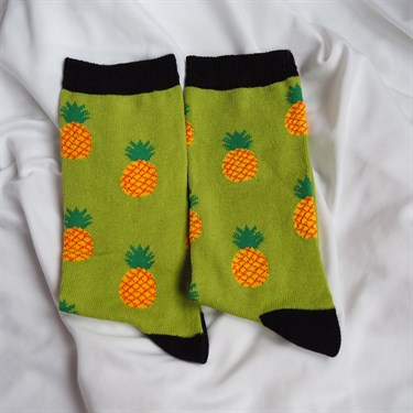 Ananas Yeşil Çorap
