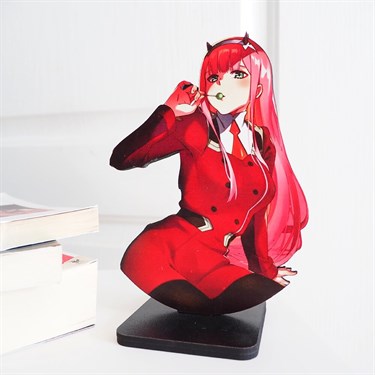 Anime Darling In The Zero Two Ahşap Figür