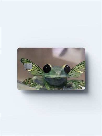 Fairy Frog Kart Kaplama Sticker