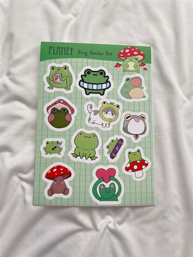 Frog Sticker Set