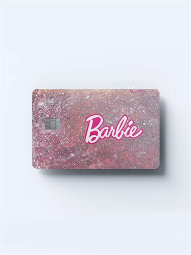 Glitter Barbie Kart Kaplama Sticker