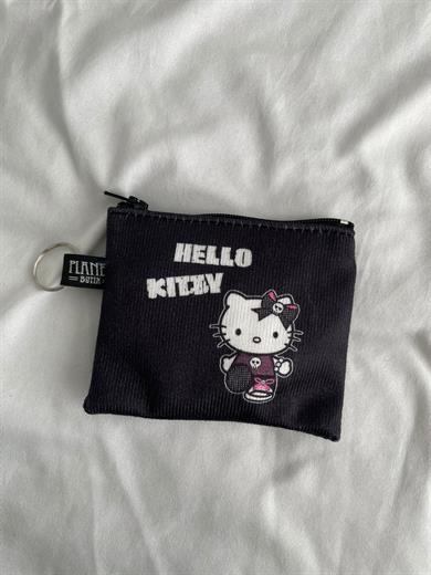 Gothic Hello Kitty Bozuk Para Cüzdanı