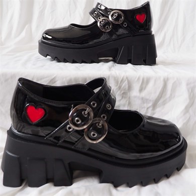 Heart Lolita Rugan Ayakkabı