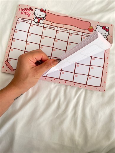 Hello Kitty  A4 Haftalık planlayıcı