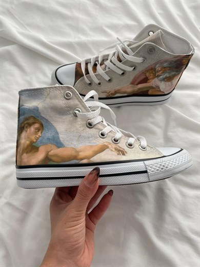 Michelangelo Art Canvas Ayakkabı