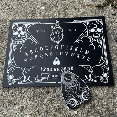 Mini Ouija Board Siyah / Cadı tahtası
