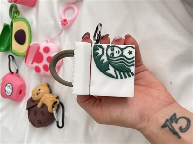 Starbucks Bag AirPods 1 ve 2 Uyumlu Koruyucu Kılıf