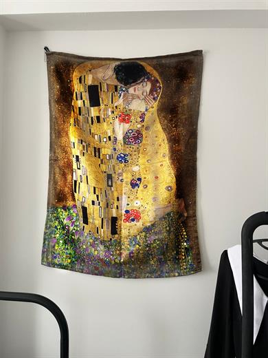 The Kiss - Gustav Klimt Duvar Örtüsü - Wall Tapestry I 70 x 100 cm
