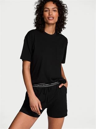 %100 Pamuk Kısa Pijama Takımı