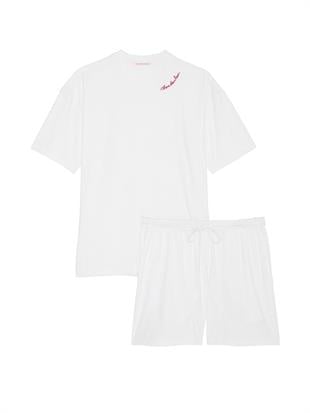%100 Pamuk Kısa Pijama Takımı