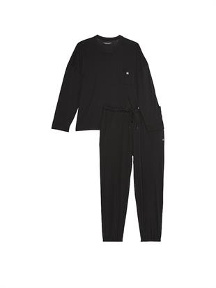 %100 Pamuk Uzun Pijama Takımı