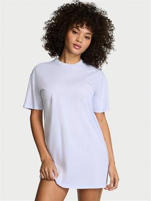 %100 Pamuklu Oversize Uyku Tişörtü