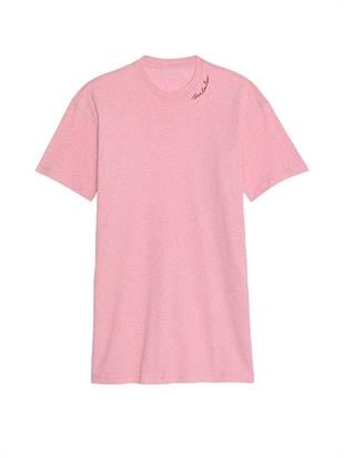 %100 Pamuklu Oversize Uyku Tişörtü
