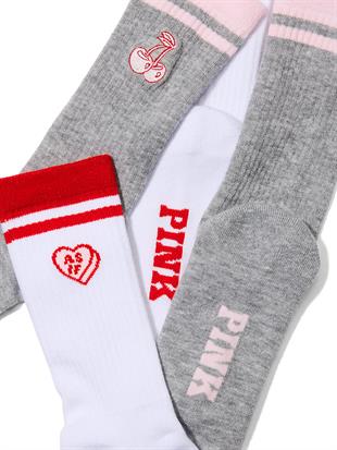 2li Paket Kısa Çorap