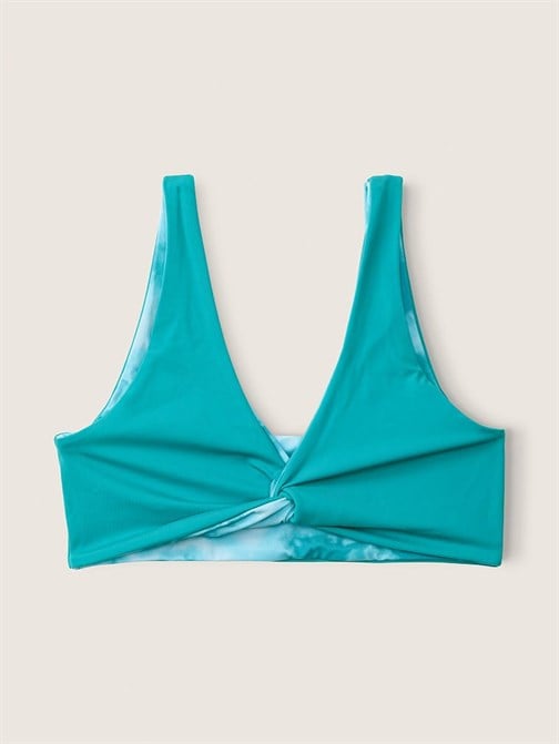 4 Taraflı Derin Dekolteli Bikini Üstü