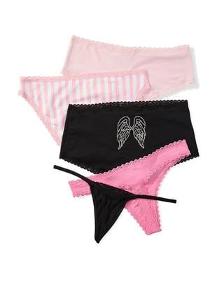 5li Paket Dantel Kenarlı Külot