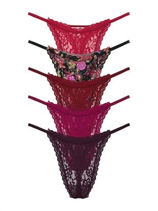 5li Dantelli Tanga Külot