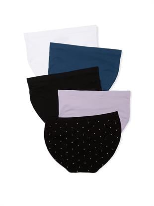 5li Seamless Derin Bacak Kesim Külot