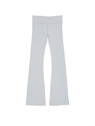 All-Day Beli Katlanabilen Pamuklu Flare Tayt