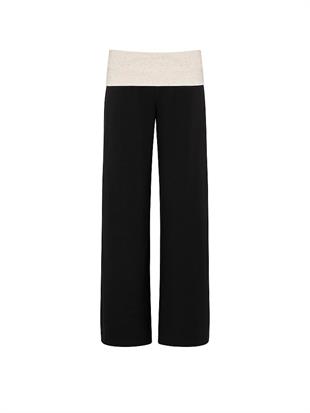 All-Day Cotton™ Beli Katlanabilen Geniş Paça Pantolon