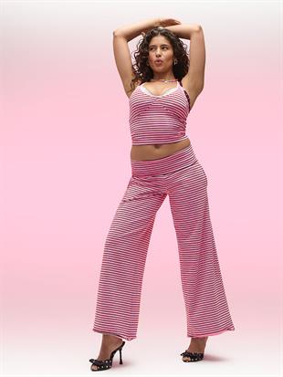 All-Day Cotton™ Beli Katlanabilen Geniş Paça Pantolon
