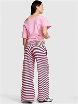 All-Day Cotton™ Beli Katlanabilen Geniş Paça Pantolon